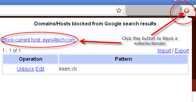 How to Block Websites on Google Search Result - hiTechMV